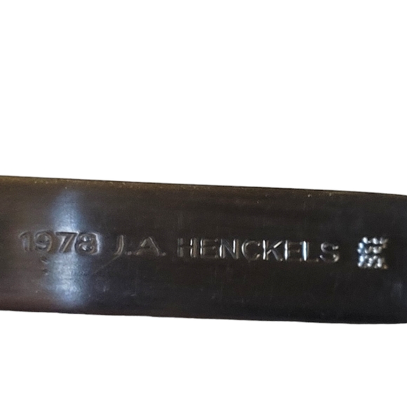 Vtg 78 Lufthansa Airlines L A Henckels Cheese Butter Spreader Knife Flat Ware - Picture 3 of 4